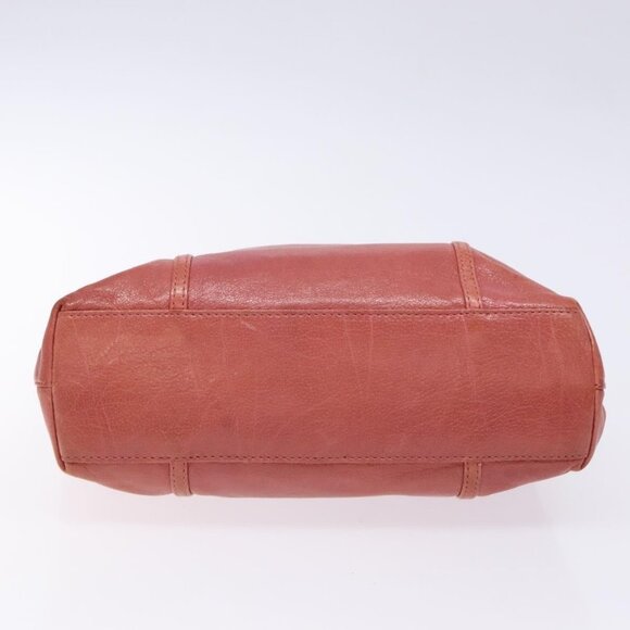 PRADA Hand Bag Leather Pink Silver Auth - Picture 8 of 16